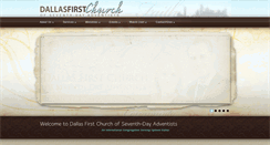 Desktop Screenshot of dallasfirstchurch.org