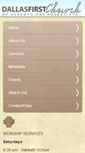 Mobile Screenshot of dallasfirstchurch.org